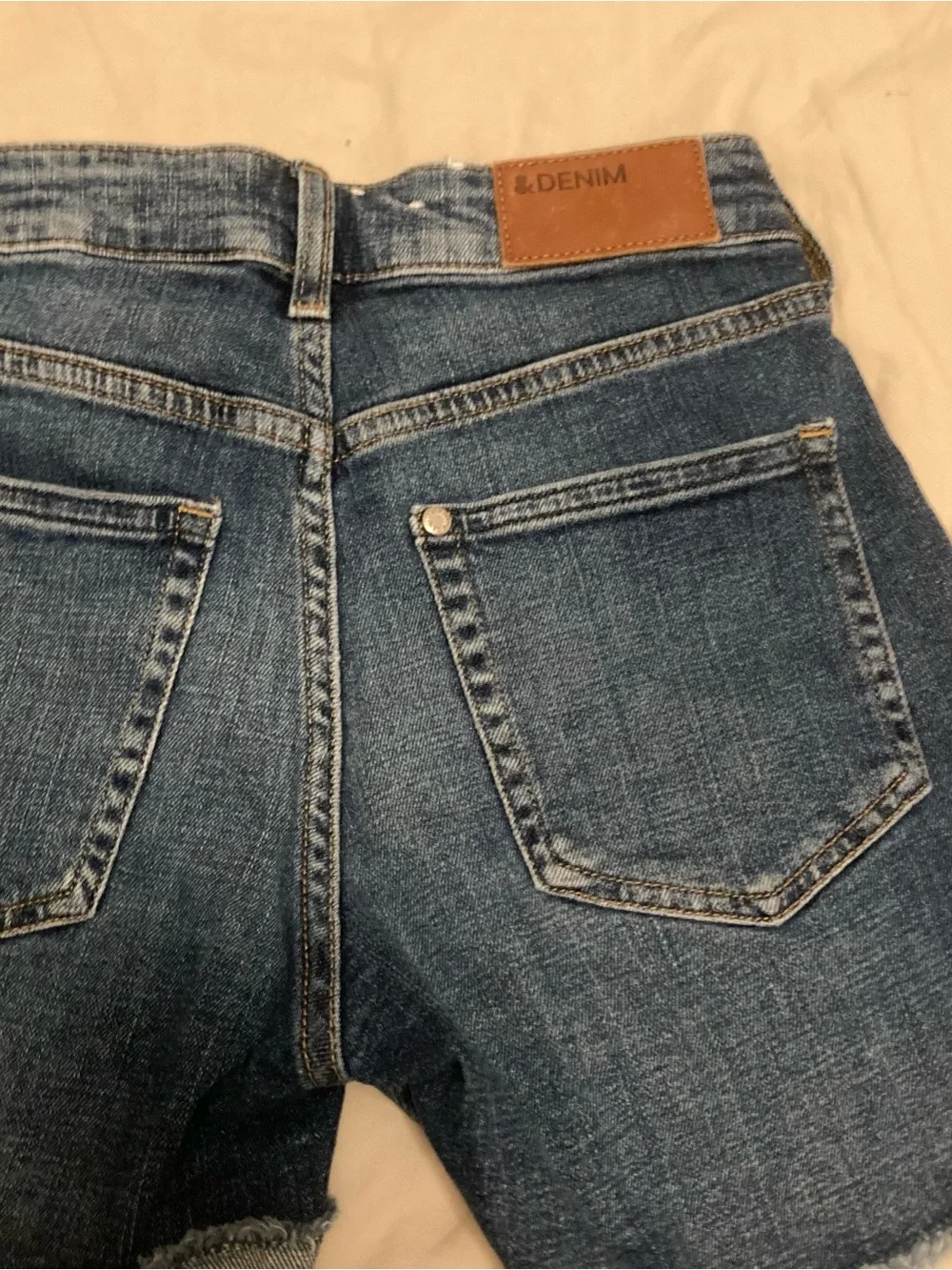 H&M denim shorts bundle Light & Dark Blue size US 4 ( fits US 2)